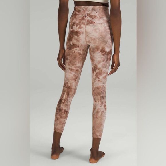 NWT Lululemon Align High Rise Pant 25 in Diamond Dye Foil Dot Shine Size 6 - Picture 2 of 10